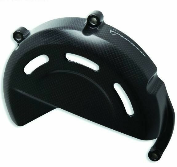 DUCATI Performance カーボン製ドライクラッチカバー DUACTI