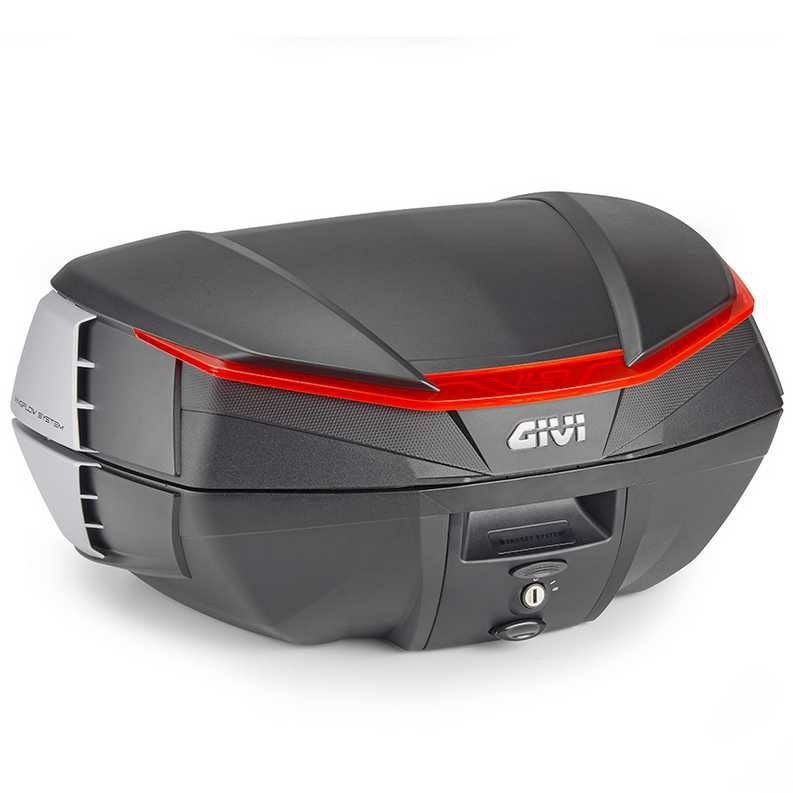 GIVI V49N AIR モノキー トップケース 49L ブラック/レッドリフレクター_1