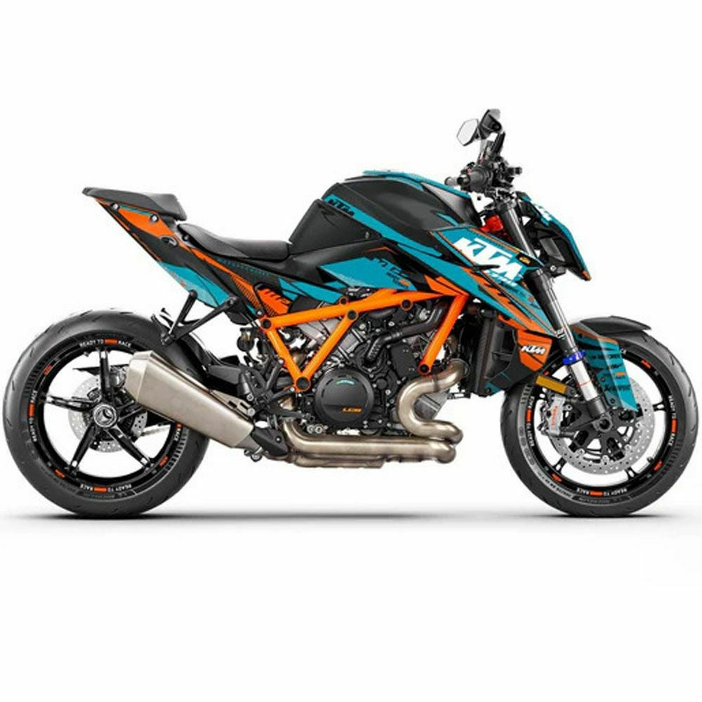 Moto Pro Works フルデカールキット Nebula (ブルー) グロス仕上 KTM
