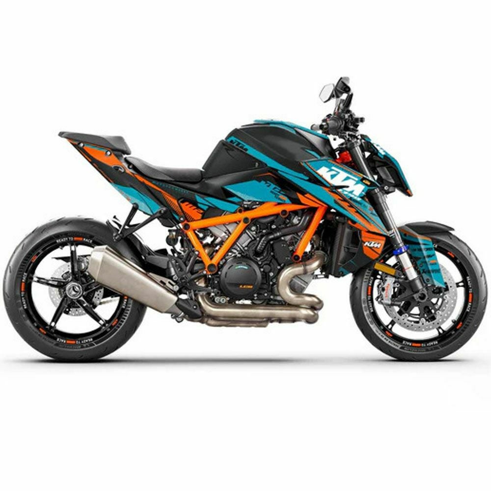 Moto Pro Works フルデカールキット Nebula (ブルー) マット仕上 KTM