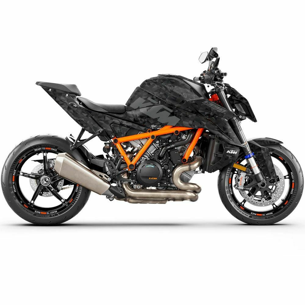 Moto Pro Works フルデカールキット Polyatomic (ステルス) グロス KTM