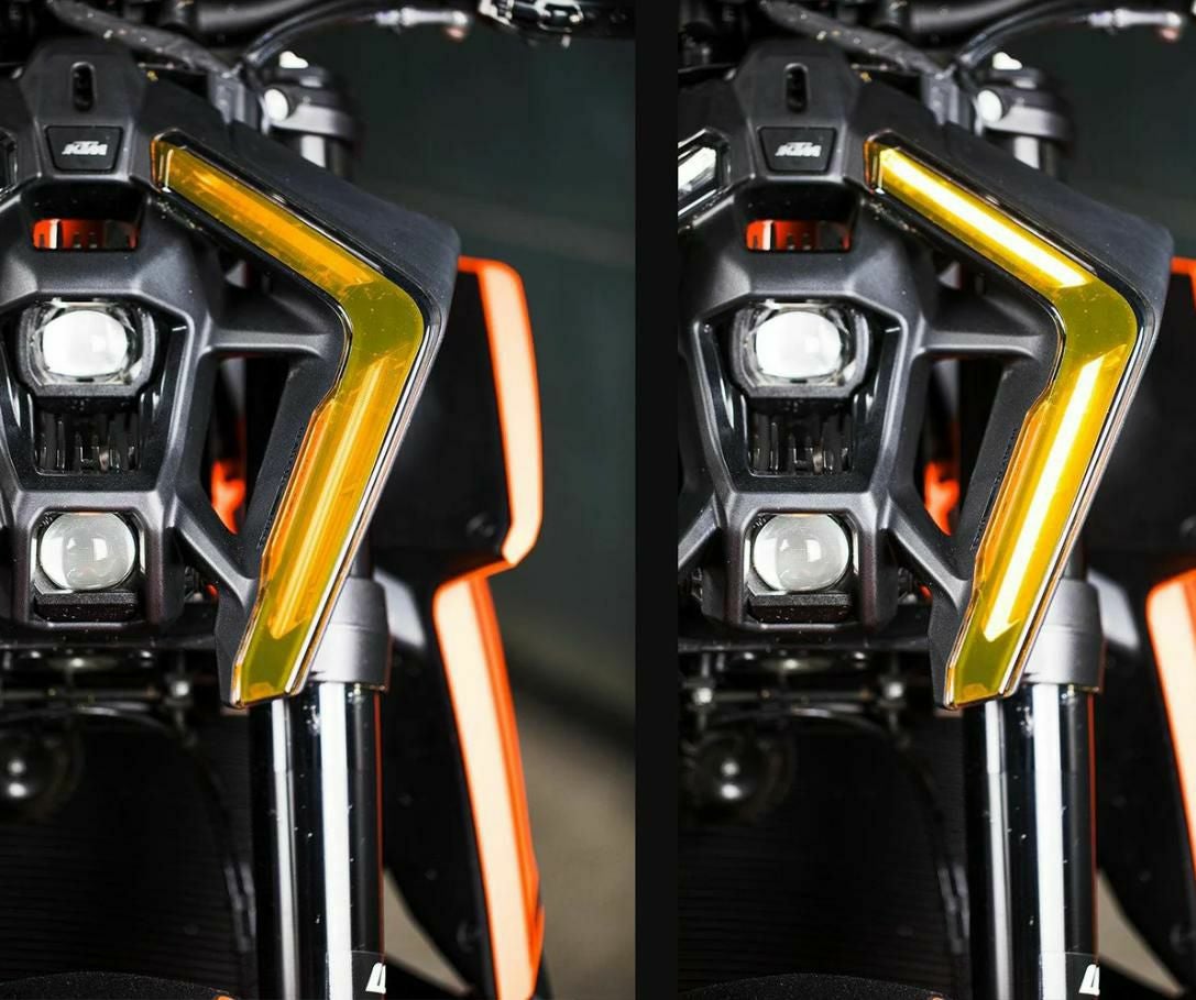 Moto Pro Works プレミアムヘッドライトフィルム イエロー KTM 1390
