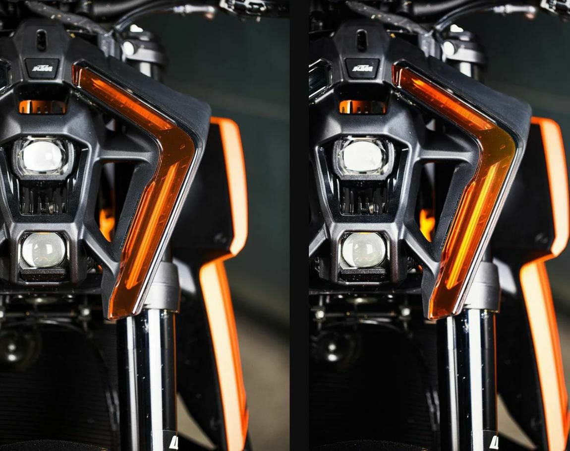 Moto Pro Works プレミアムヘッドライトフィルム イエロー KTM 1390