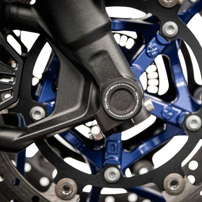 YAMAHA MT-07 (25-) フロントアクスルスライダー(フロントスピンドルボビン) EvotechPerformance_3