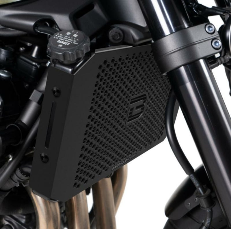 カワサキ Z900RS アルミラジエーターガード ブラック バラクーダ_1