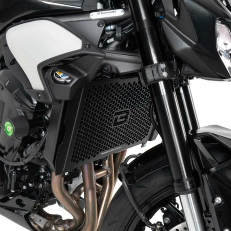 カワサキ Z900 アルミラジエーターガード ブラック バラクーダ_1