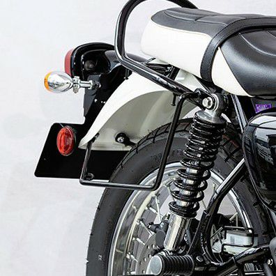 W230/メグロ S1バッグサポート 右側 ブラック キジマ_1