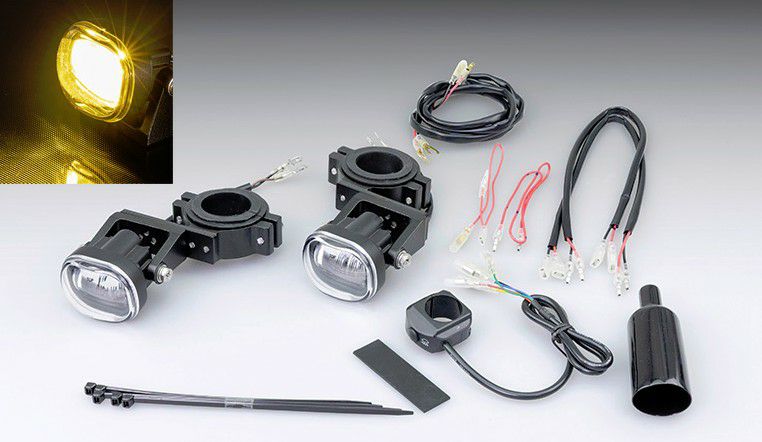 W230/メグロ S1 フォグランプキット イエロー キジマ_4