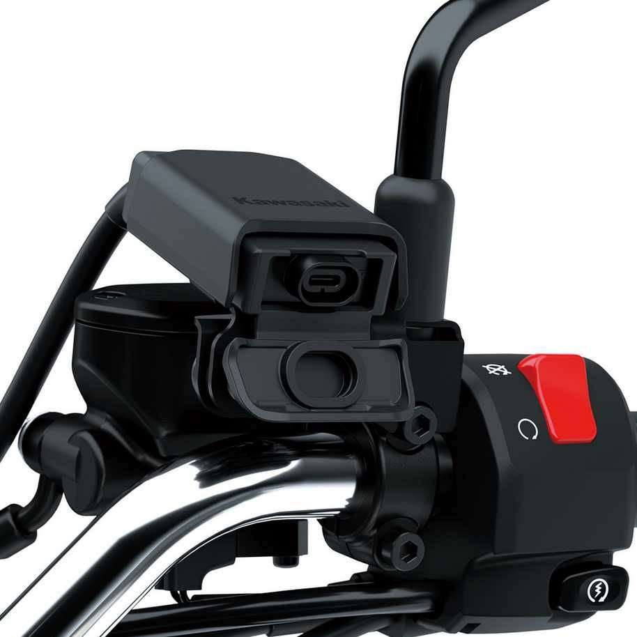 KAWASAKI W230 (2025-) USB-C電源ソケットキット（純正ハンドルバー