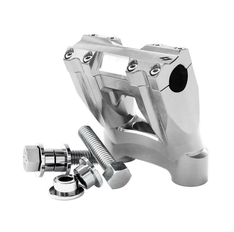 インディアン チーフ 22-24 キックバック ISOライザー 1-1/8インチクランプ/5 インチ高 シルバー  クラウス_1