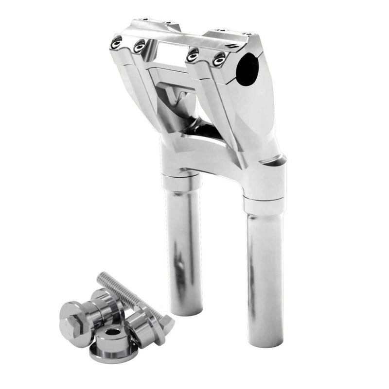 インディアン チーフ 22-24 キックバック ISOライザー 1-1/8 インチクランプ 10インチ高 シルバー  クラウス_1