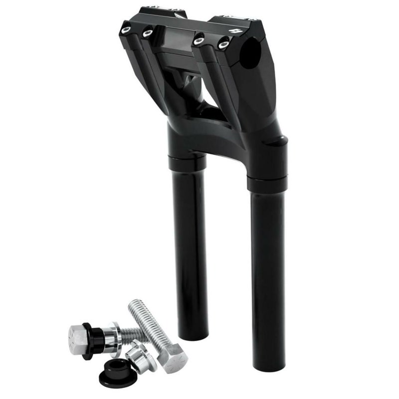 インディアン チーフ 22-24 キックバック ISOライザー 1インチクランプ  12インチ高 ブラック クラウス_1