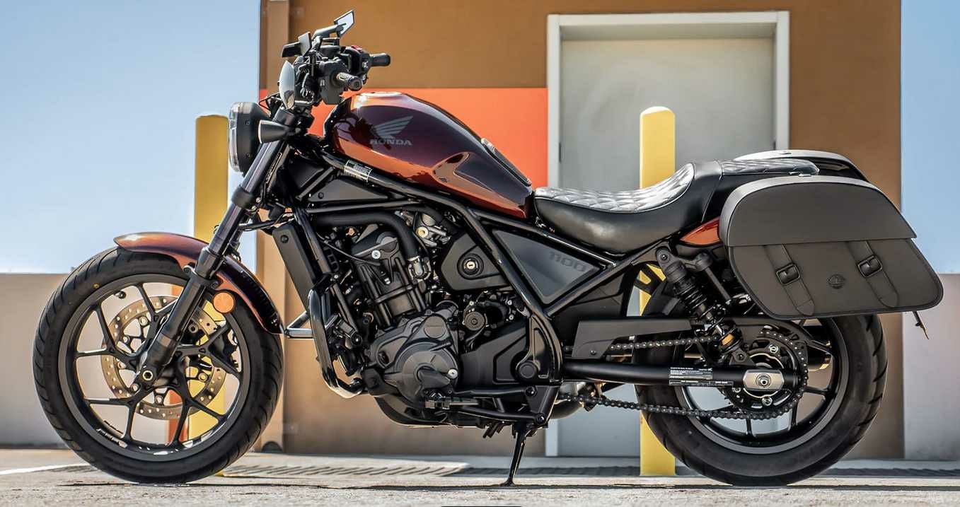 HONDA Rebel 1100 (21-25) クイックマウントレザーバッグ Baelor