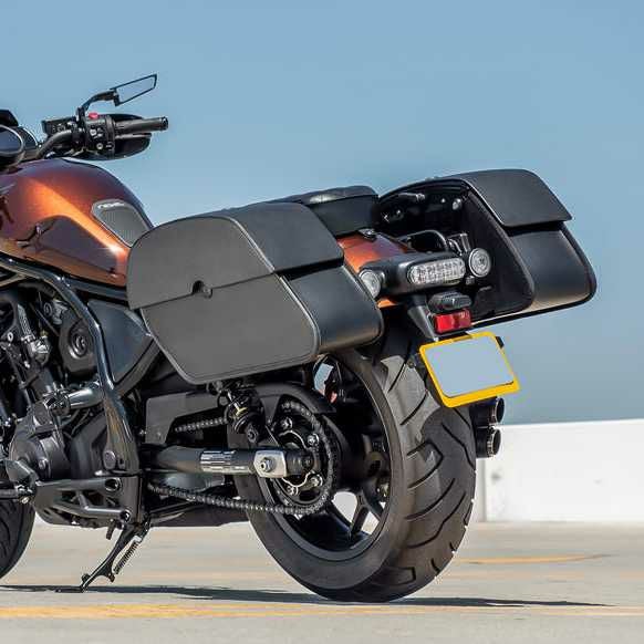 HONDA Rebel 1100 (21-25) クイックマウントレザーバッグ Panzer