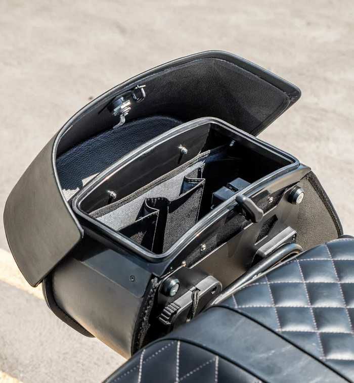 HONDA Rebel 1100 (21-25) クイックマウントレザーバッグ Panzer
