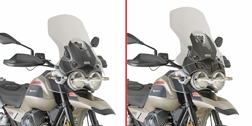 MOTO GUZZI(モトグッチ) V85TT 24- ウインドスクリーン 58x45 クリア