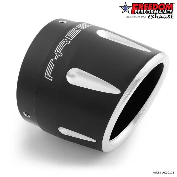Freedom Performance Combat Fluted 2-into-1 スリップオンマフラー