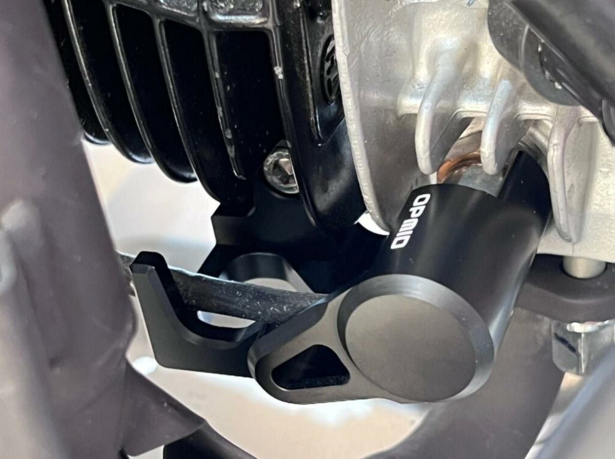 ホンダ モンキー（JB03） CNC 温度センサー/O2センサーガード/ホースガイドセット ブラック OPMID_2