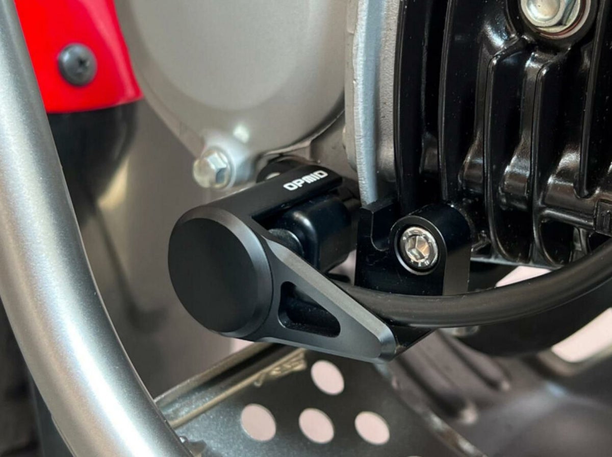 ホンダ モンキー（JB03） CNC 温度センサー/O2センサーガード/ホースガイドセット ブラック OPMID_3