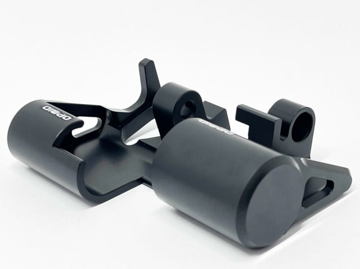 ホンダ モンキー（JB03） CNC 温度センサー/O2センサーガード/ホースガイドセット ブラック OPMID_5