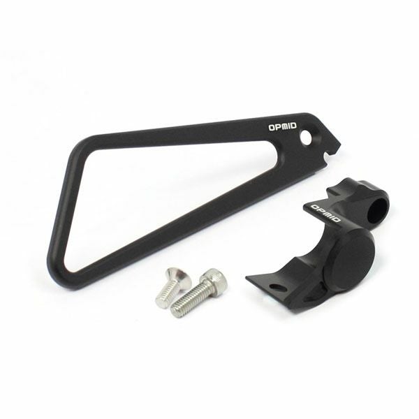 ホンダ モンキー（JB02） CNC O2センサーガード/ホースガイドセット ブラック  OPMID_1