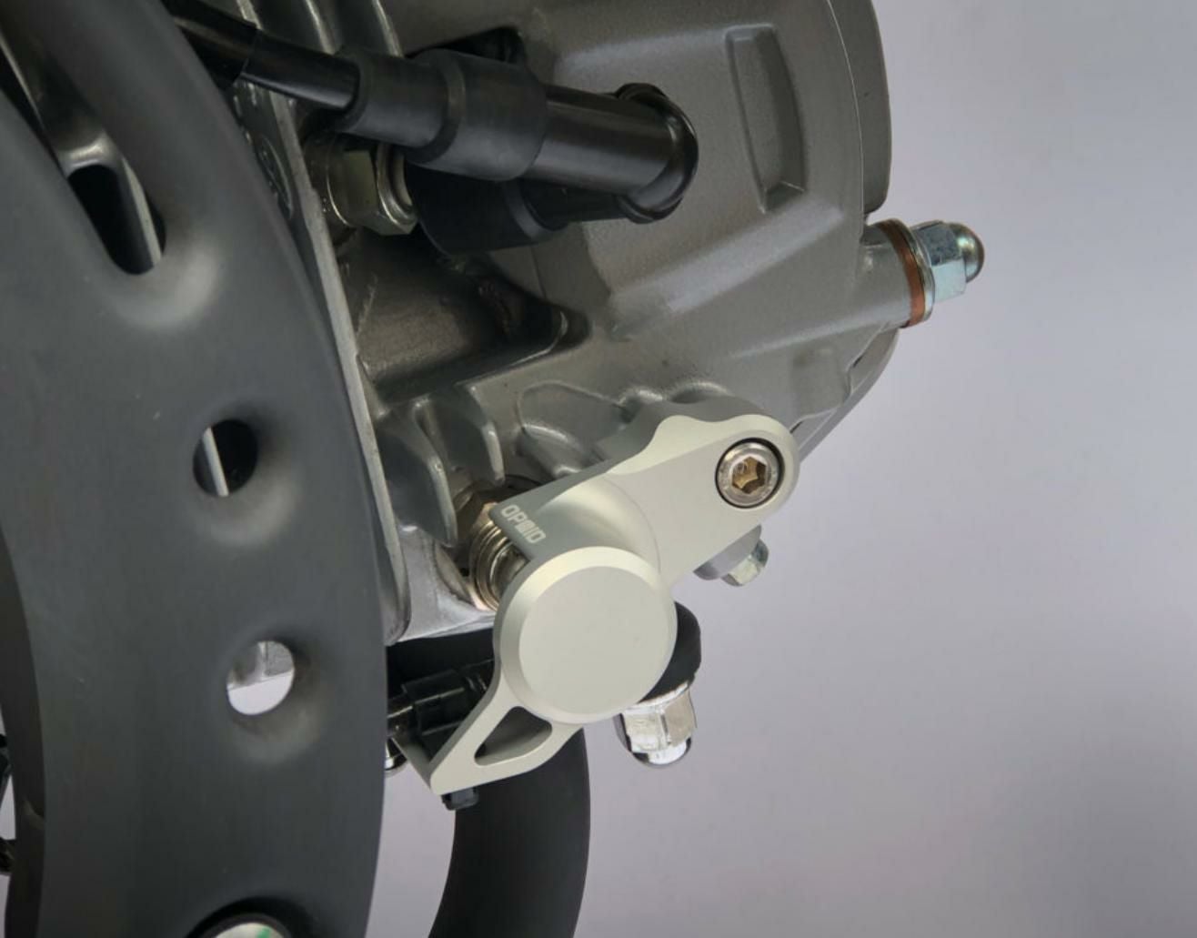 ホンダ モンキー/CT125/グロム CNC O2センサーガード シルバー OPMID