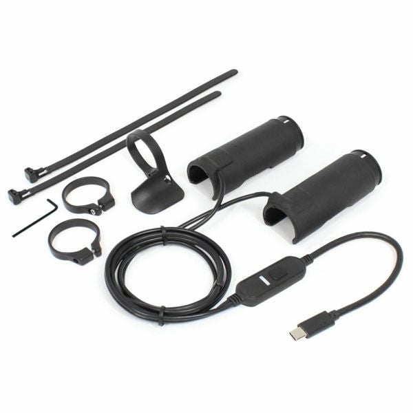 オプミッド 汎用  クリップグリップヒーター2 USBタイプC 7.5-15W  OPMID_1