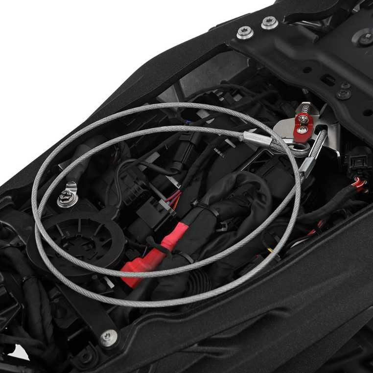 BMW R1300GS/R1300R/R1300RS 2ヘルメット対応盗難防止ワイヤーロック ワンダリッヒ_1