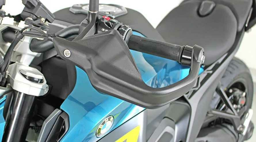 BMW R1300R (2025-) ハンドガード ブラック HORNIG | バイクカスタム
