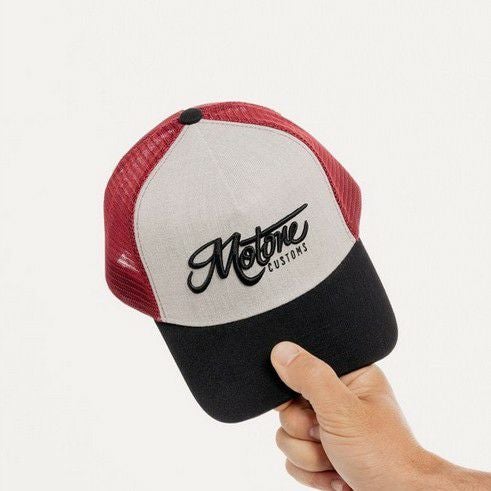 Motone(モートーン) トラッカー キャップ Curved Peak “Ron Burgundy