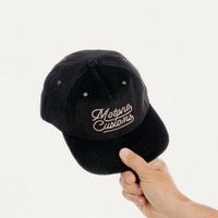 Motone(モートーン) コーデュロイ キャップ “Fastlane” ブラック_1