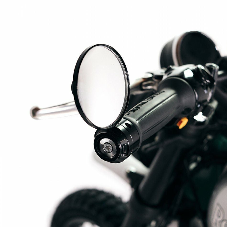 ロイヤルエンフィールドベア650/ホンダ GB350S等 汎用バーエンドミラー