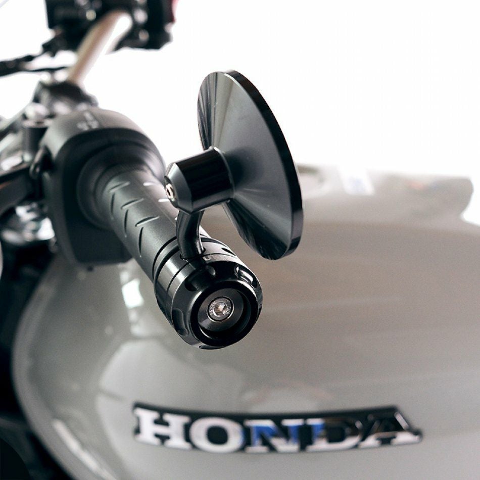 ロイヤルエンフィールドベア650/ホンダ GB350S等 汎用バーエンドミラー