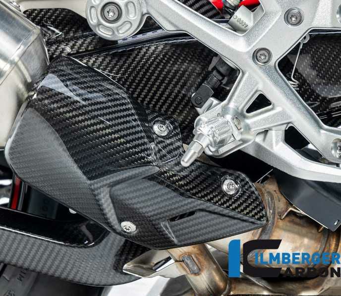 ル*ポ様 S1000R S1000RR イルムバーガー カーボンマフラーガード ILMBERGER マフラー/サイレンサープロテクター BMW S1000R / S1000RR