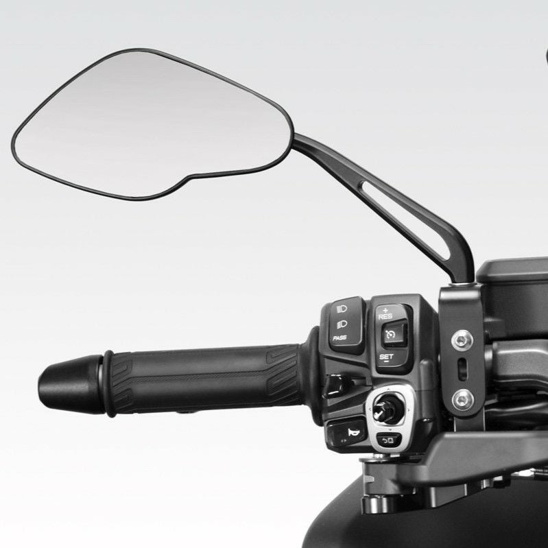 【新品未使用シリアルナンバー付】エキスパートマックスボディ ヤマハ TMAX560 2025- ミラーセット POLICE EVO ブラック Eマーク付き