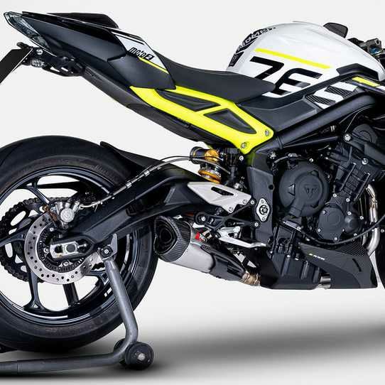 TRIUMPH ストリートトリプル765 (2023-) チタンフルエキゾースト