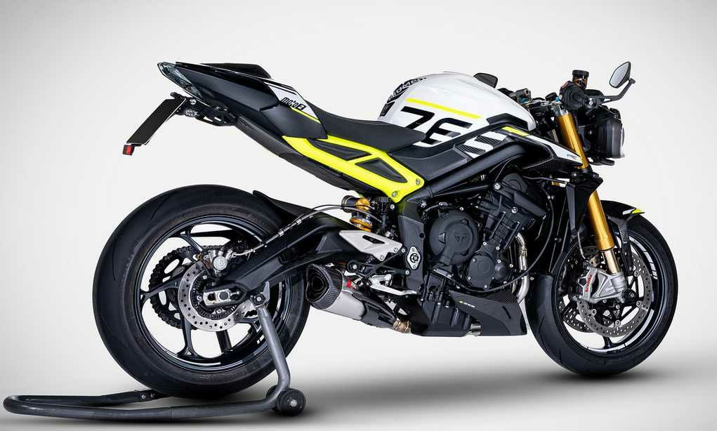 TRIUMPH ストリートトリプル765 (2023-) チタンフルエキゾースト