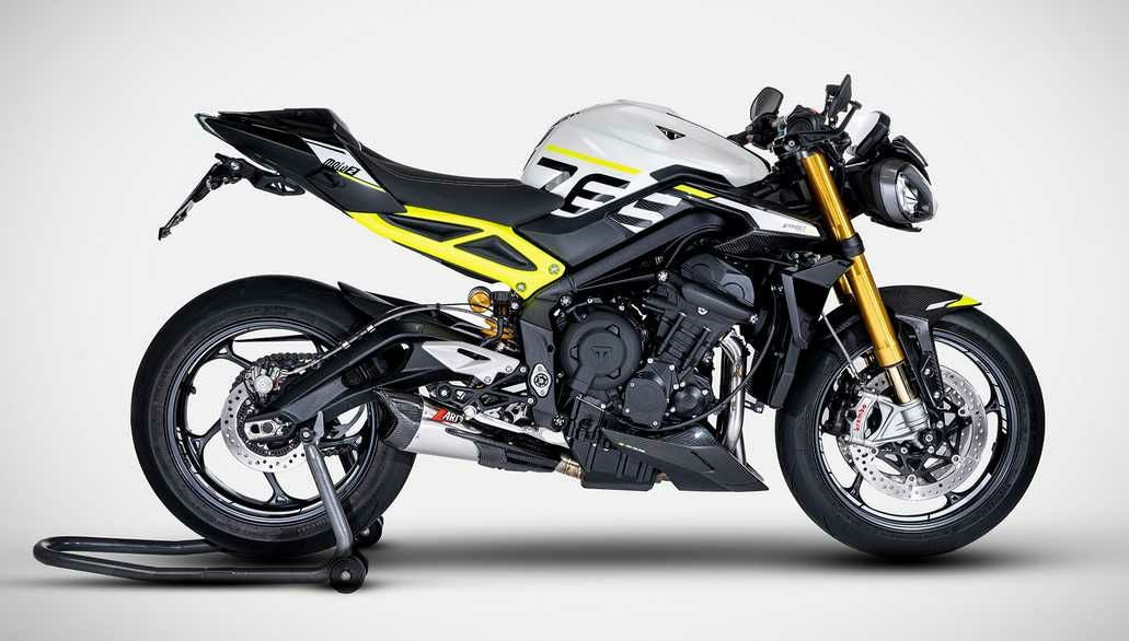 TRIUMPH ストリートトリプル765 (2023-) チタンフルエキゾースト