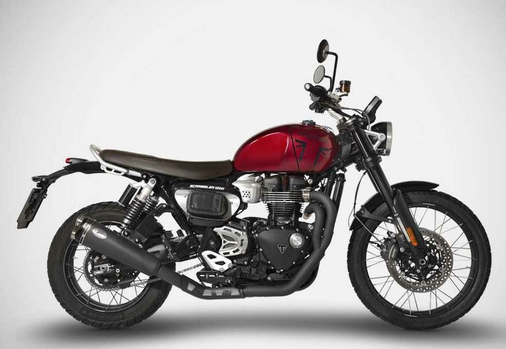 TRIUMPH スクランブラー1200 (2024-) フルエキゾーストマフラー