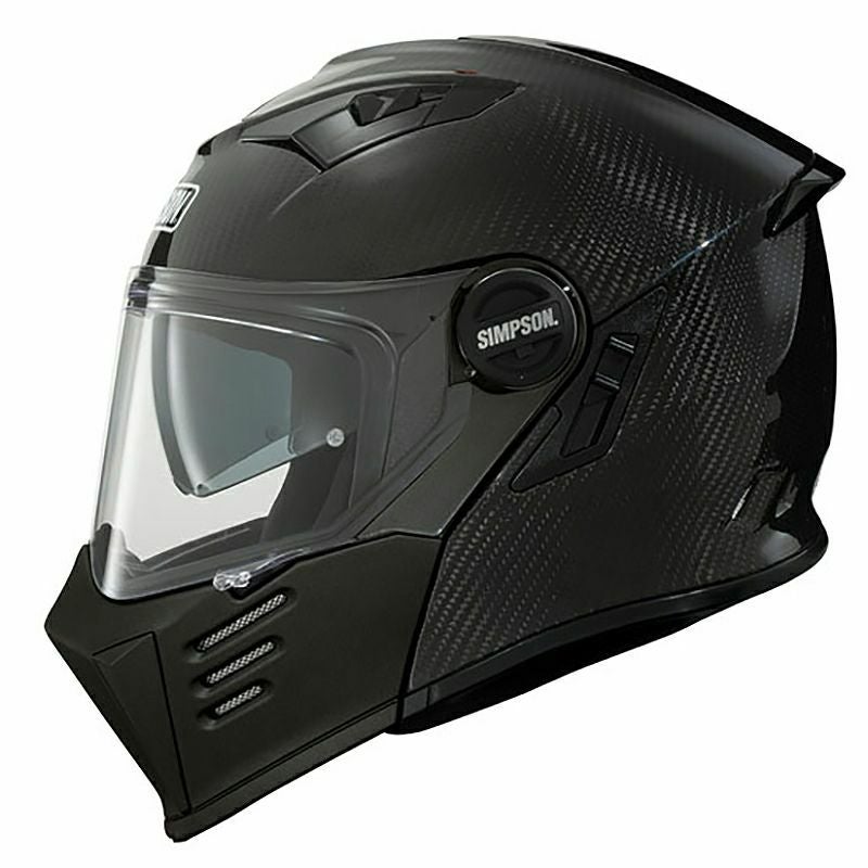 SIMPSON ダークサム 艶消し黒 M(57-58)土曜迄￥59,800→￥57,000-★取り寄せ品★ SIMPSON Darksome システムヘルメット (マットブラック) | バイク