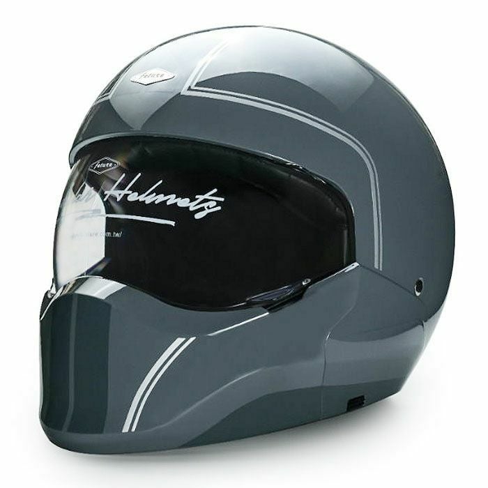 HANKシリーズ 2WAY フルフェイスヘルメット グロスセメントグレー feture_1