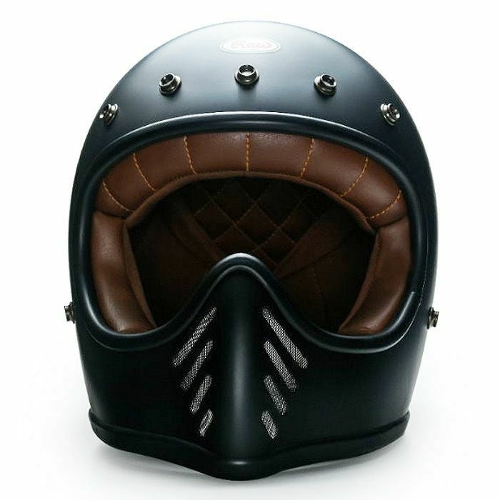 RAWシリーズ スモールシェル フルフェイスヘルメット マットブラック feture_1