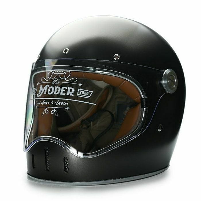 MODER LOUISEシリーズ フルフェイスヘルメット マットアイアン feture_1