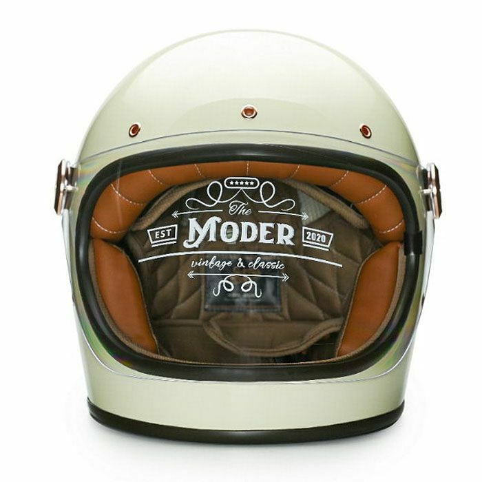 MODER BENJAMINシリーズ フルフェイスヘルメット アイボリーホワイト