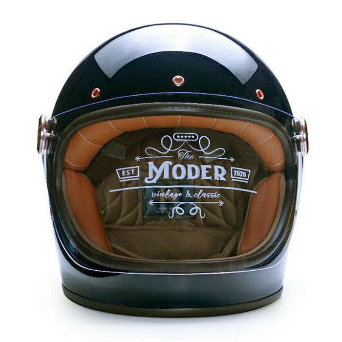 MODER BENJAMINシリーズ フルフェイスヘルメット ブルーバイオレット