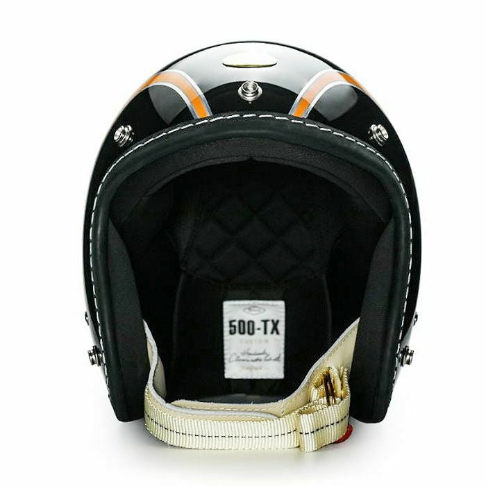 500txジェットヘルメット 500TXシリーズ 2LOUD カスタム ジェットヘルメット グロスブラック