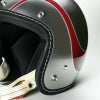 500TXシリーズ 2LOUD カスタム ジェットヘルメット グロスシルバー/レッド feture_6