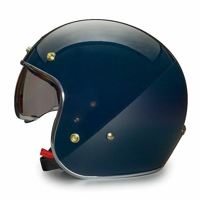 BRIANシリーズ インナーバイザー ジェットヘルメット ダークブルー