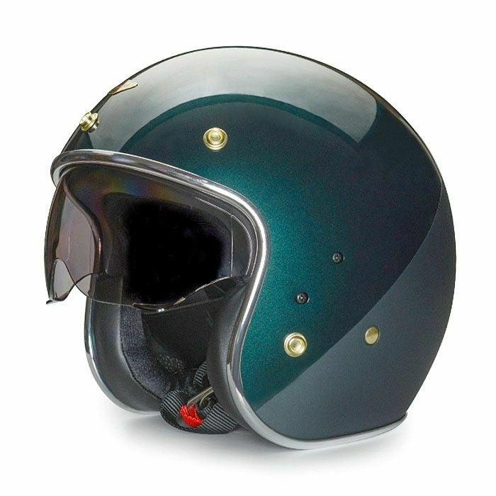 BRIANシリーズ インナーバイザー ジェットヘルメット グリーン feture_1