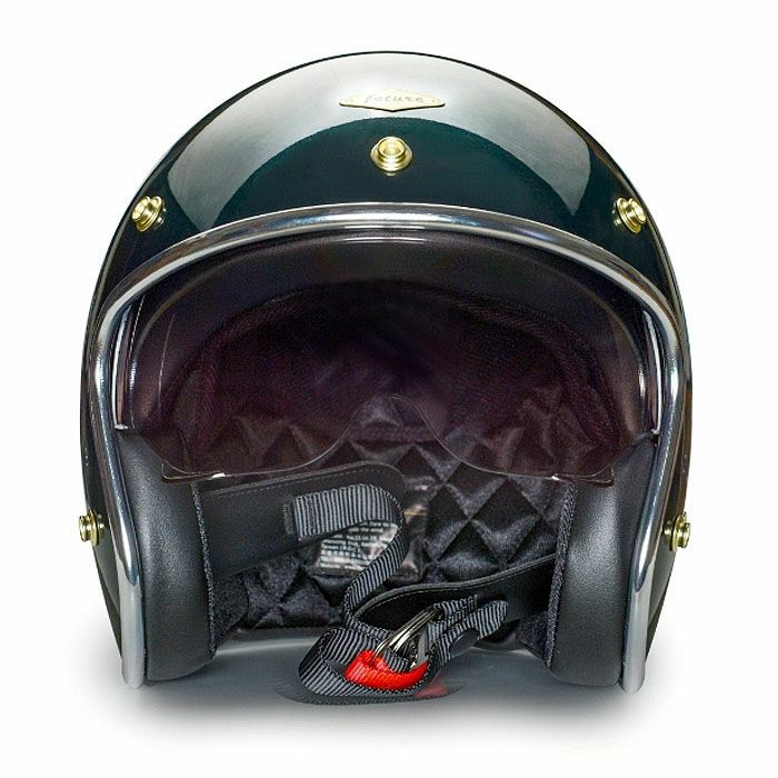 BRIANシリーズ インナーバイザー ジェットヘルメット グリーン feture